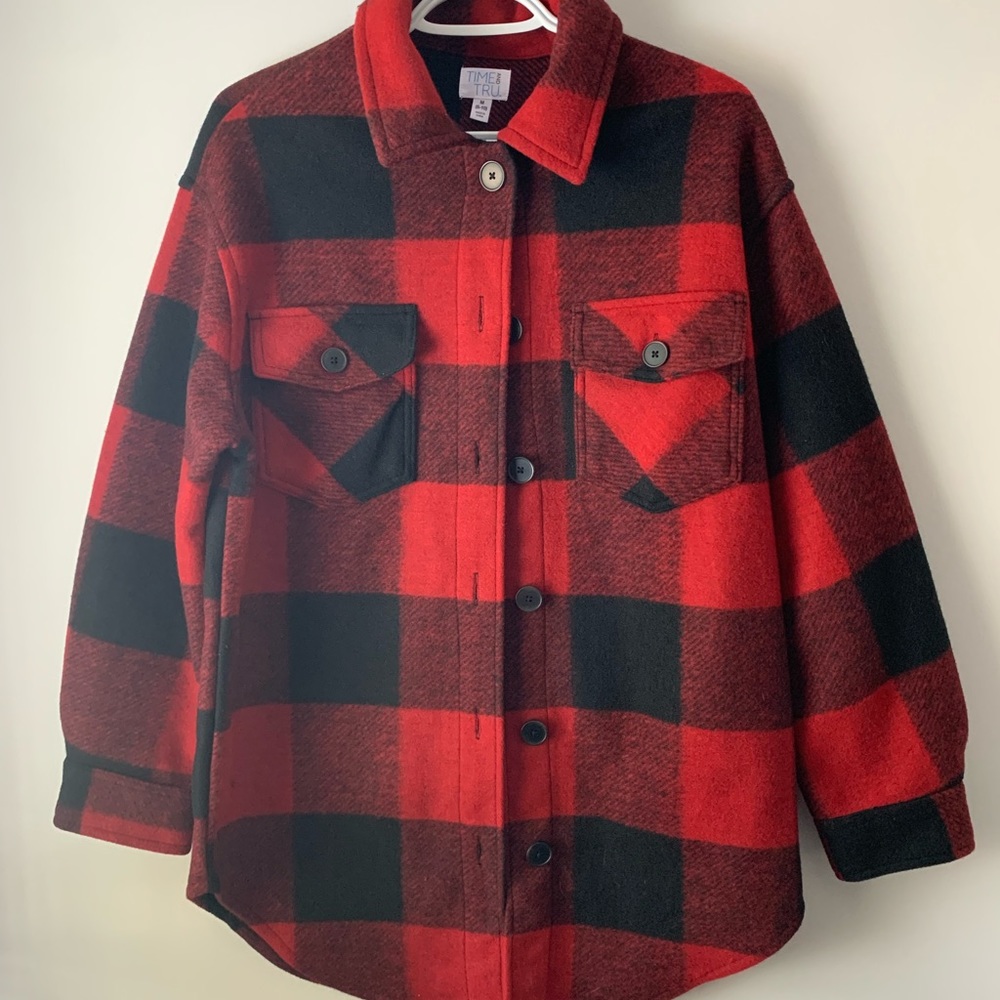 Red Plaid Shacket